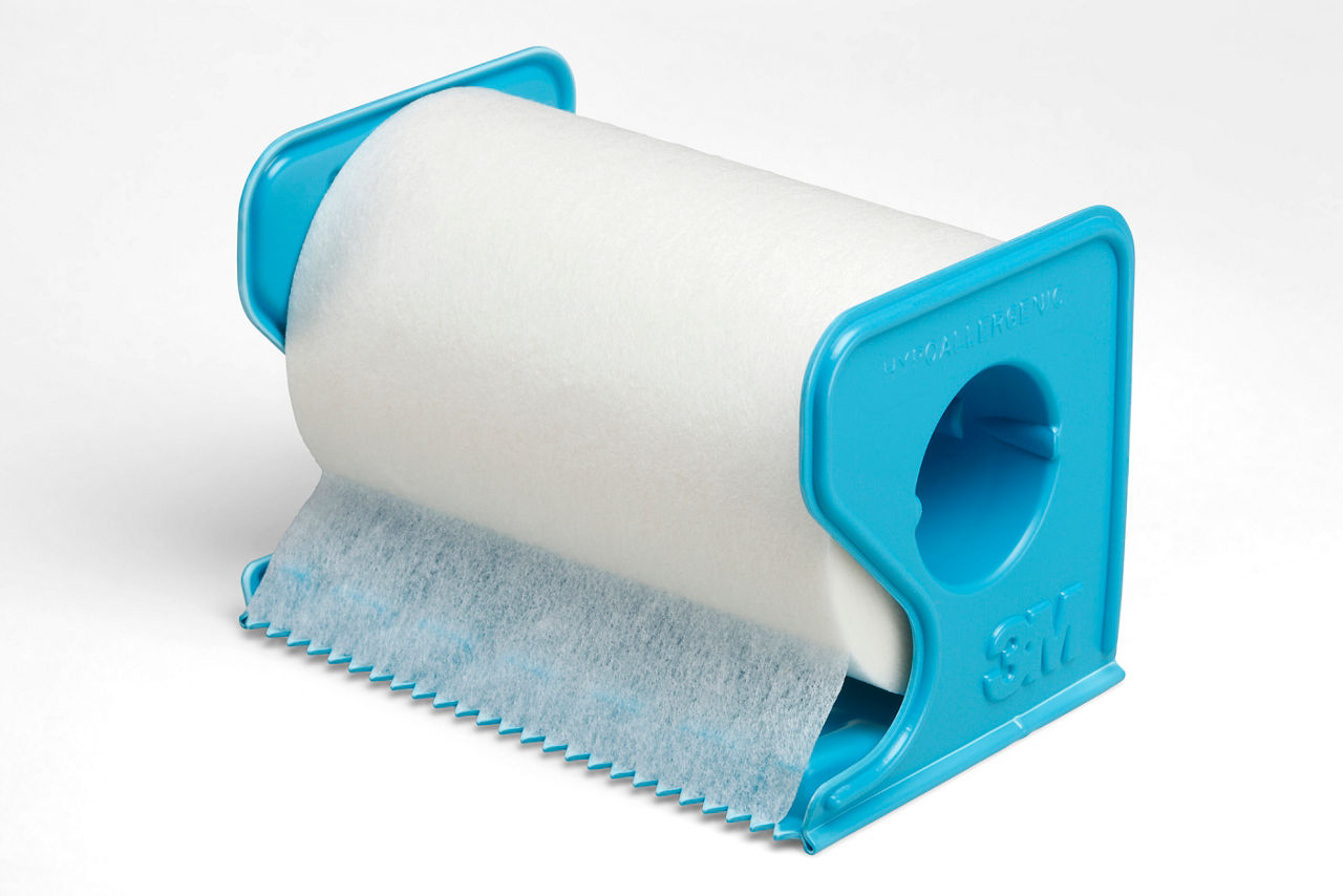 3M™ Micropore™ Surgical Tape With Dispenser, 1535-3, 3 in x 10 yd, 4Roll/Carton, 10 Carton/Case