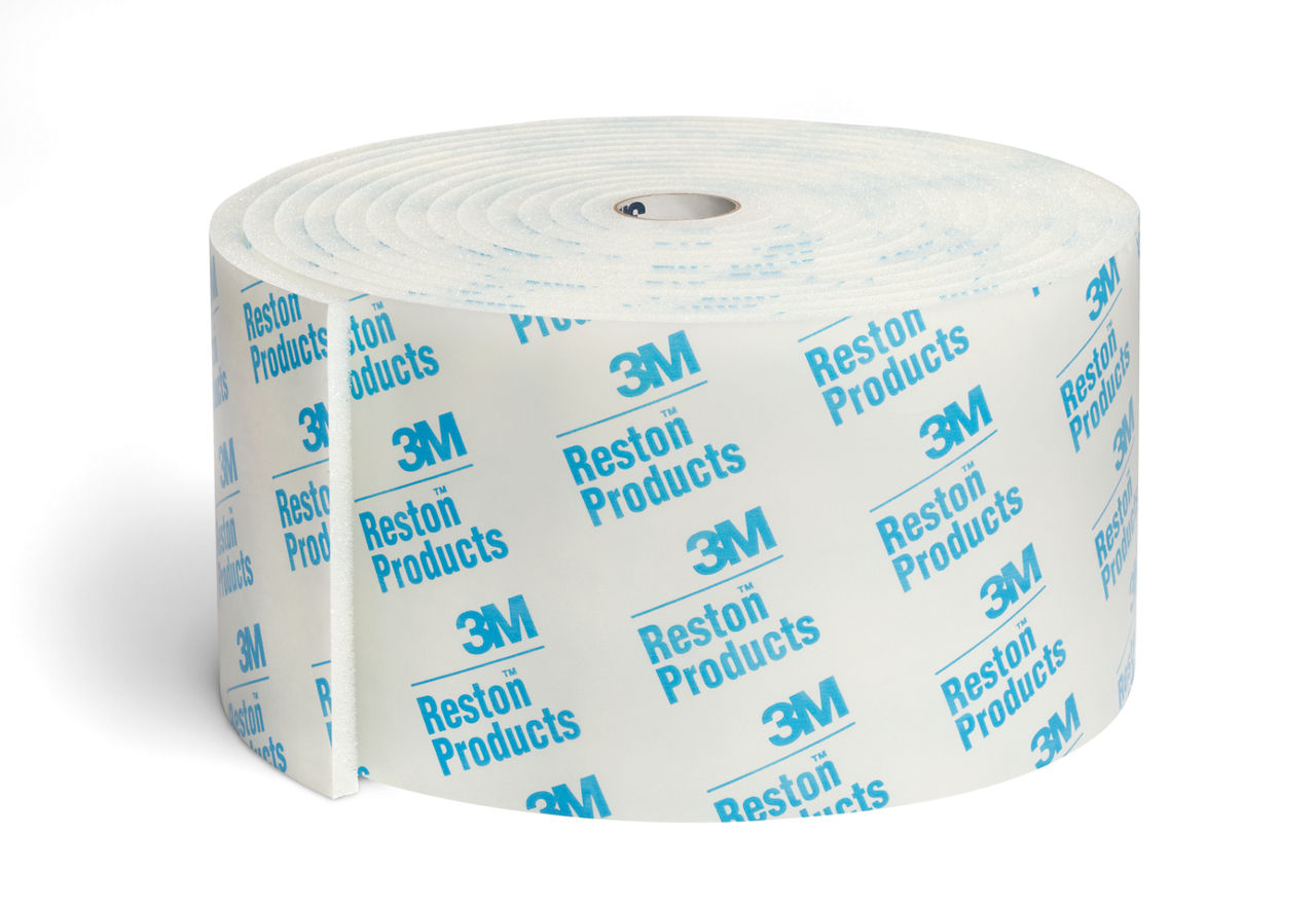 3M™ Reston™ Self-Adhering Foam Rolls, 1563L, 4 in x 196 in, LightSupport, 5 Roll / Case