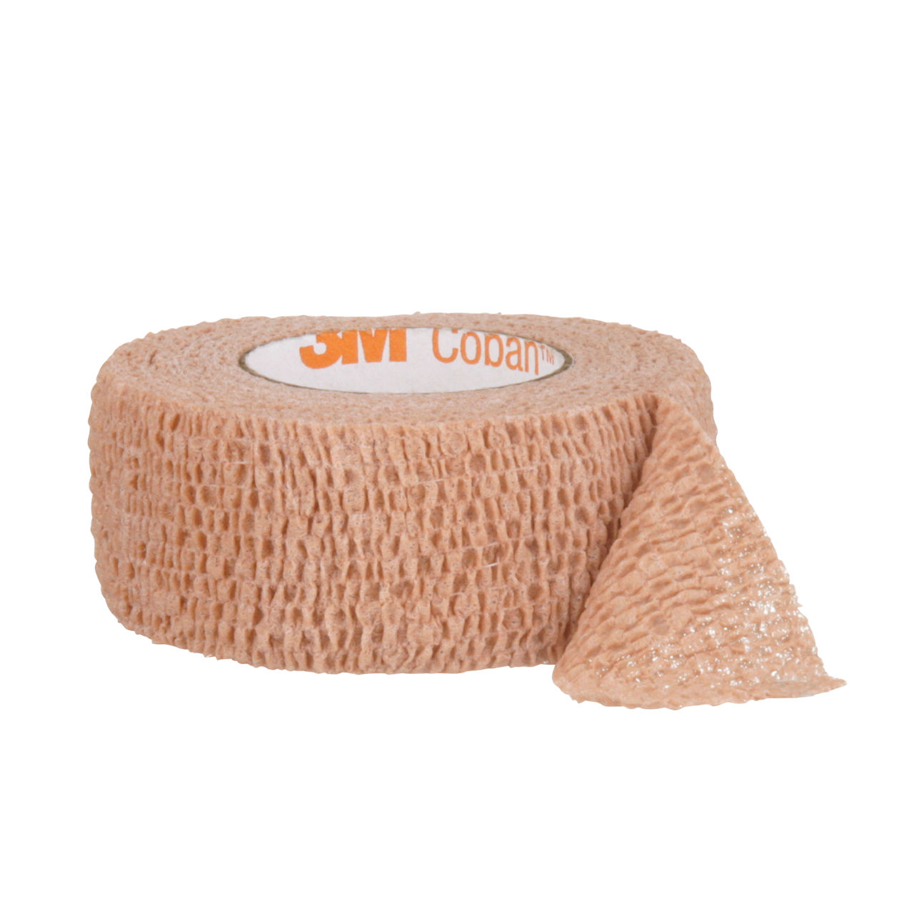 Bande De Contention Cohésive Elastique 3M™ Coban™, CB1581C, Chair, 2,5cm x 4,5 m (4,5 m = longueur étirée)