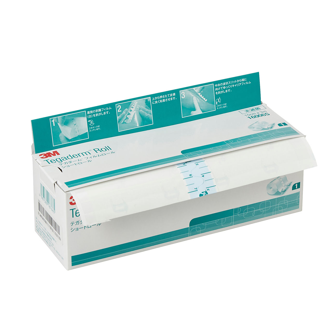 3M™ テガダーム™ フィルムロール ショートロール 16006S, 15 cm x 3 m, 1巻/箱, 8 箱/ケース