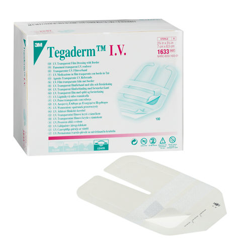 3M™ Tegaderm™ I.V. Transparent Film Dressing with Border