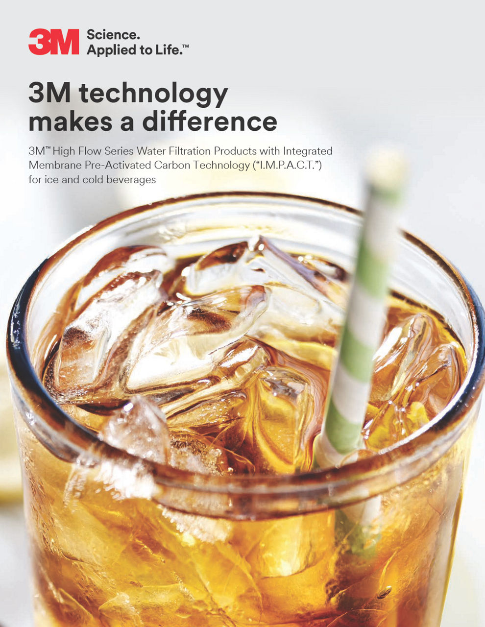 3M™ High Flow Water Filtration Products I.M.P.A.C.T. Technology Brochure