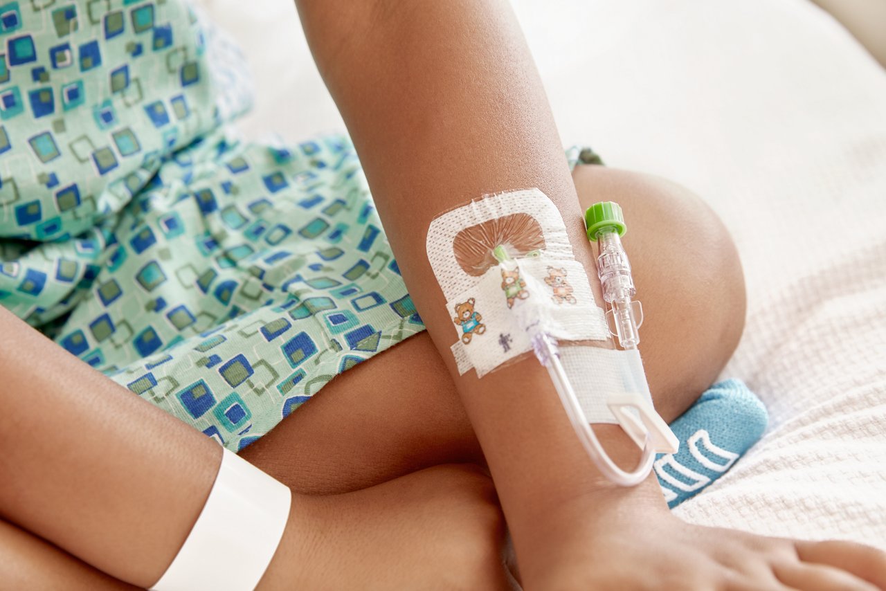 3M™ Tegaderm™ IV Advanced 1683 Dressing - Pediatric Peripheral Application with Curos™ Cap