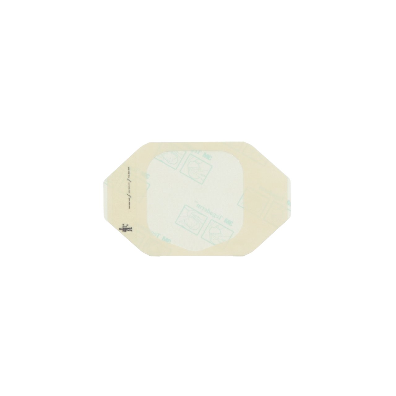 Tegaderm Diamond Pattern Film Dressing 1684, product photo, out of packaging, white background, rgb, jpeg