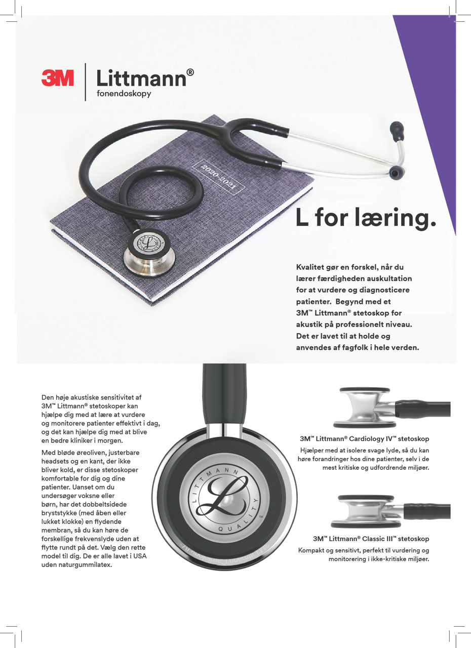 3M™ Littmann® stetoskoper – produktinformation til studerende