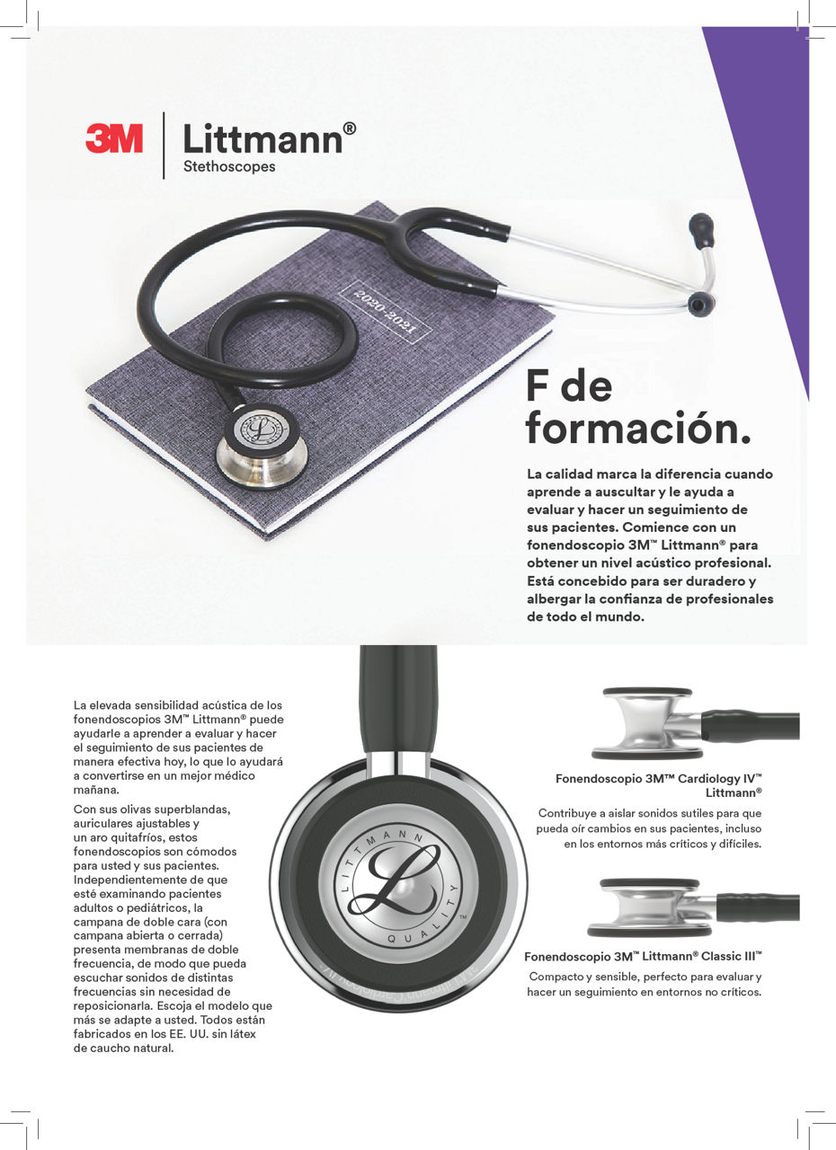 3M™Littmann® Estetoscopiosfolleto del estudiante