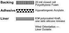 1774T Tan PE Foam Tape illus