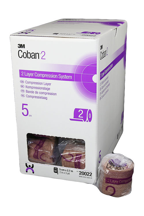 3M™ Coban™ 2 Two-Layer Compression System, 20022, 32/CAR, 4 CAR/CS