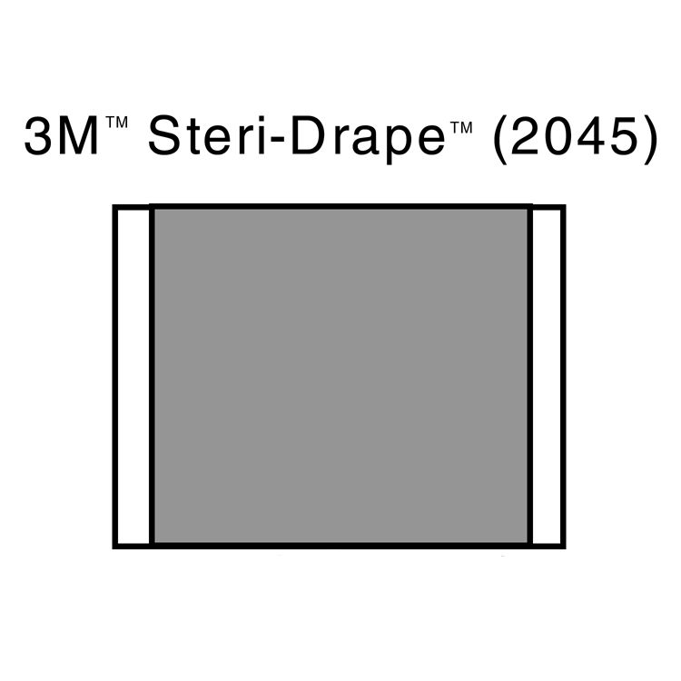 3M™ ステリ･ドレープ™ 2 インサイズドレープ 切開用 2045, 60 cm x 45 cm, 10枚/箱, 4 箱/ケース