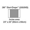 3M™ Steri-Drape™ 2 Incisiefolies, 2050NS, 200 stuks/overdoos