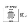 3M™ Steri-Drape™ Cesarean-Section Sheet with Aperture Pouch, 2057NSF,50/Case