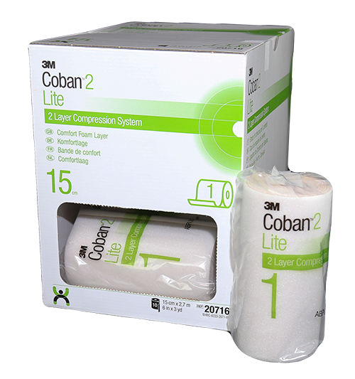 3M™ Coban™ 2 Lite Comfort Foam Layer, 20716, 10/Carton, 4 Cartons/Case