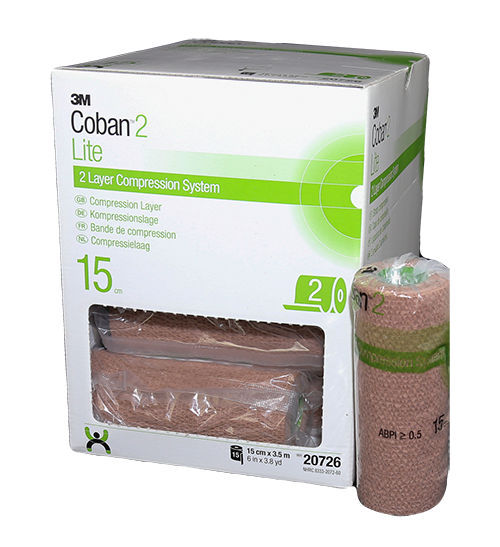 3M™ Coban™ 2 Lite Compression Layer, 20726, 15/CAR, 8 CAR/CS