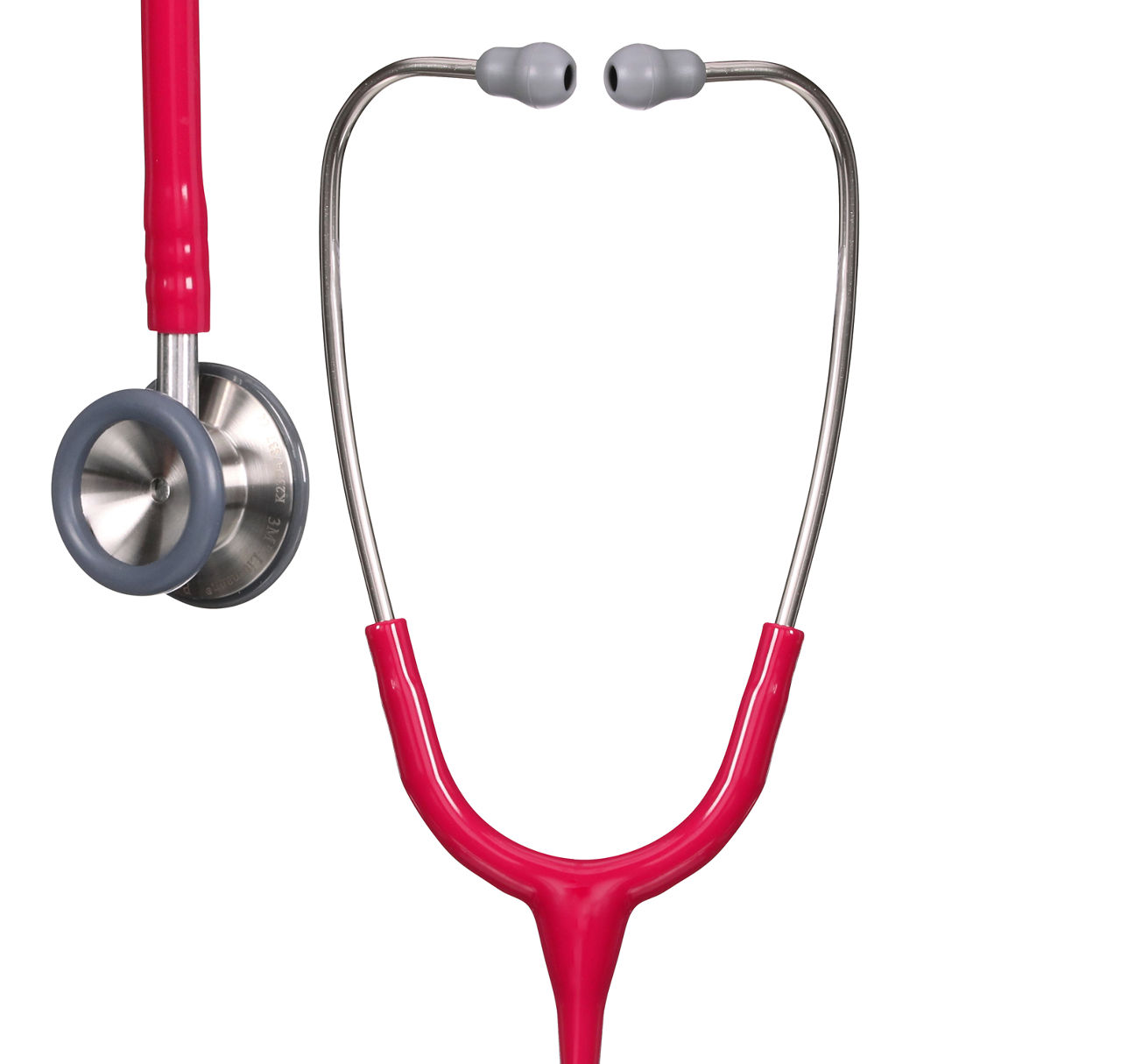 3M™ Littmann® Classic II Pediatric Stethoscope, 2122, Standard-FinishChestpiece, Raspberry Tube, 28 in, 3 Each/Case