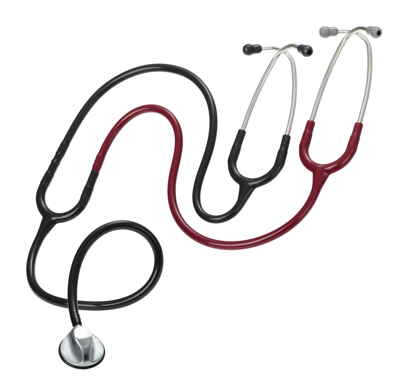 3M™ Littmann® Stethoscope Binaurals for Teaching Master Classic II™Stethoscope, Black Tube, Grey Eartips, 40 inch