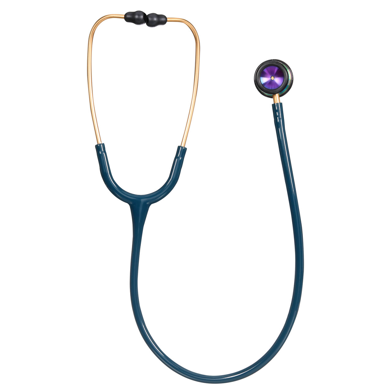 3M™ Littmann® Classic II Pediatric Stethoscope, Rainbow-finish Chestpiece, Caribbean Blue Tube, 2153