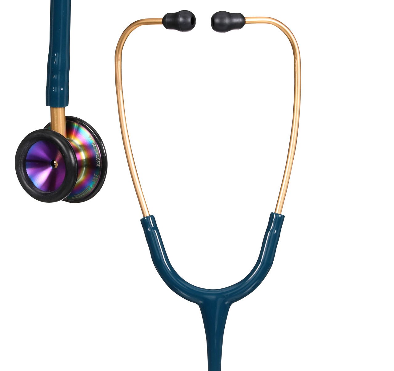 3M™ Littmann® Classic II Pediatric Stethoscope, 2153, RainbowChestpiece, Caribbean Blue Tube, 28 inch, 3 Each/Case