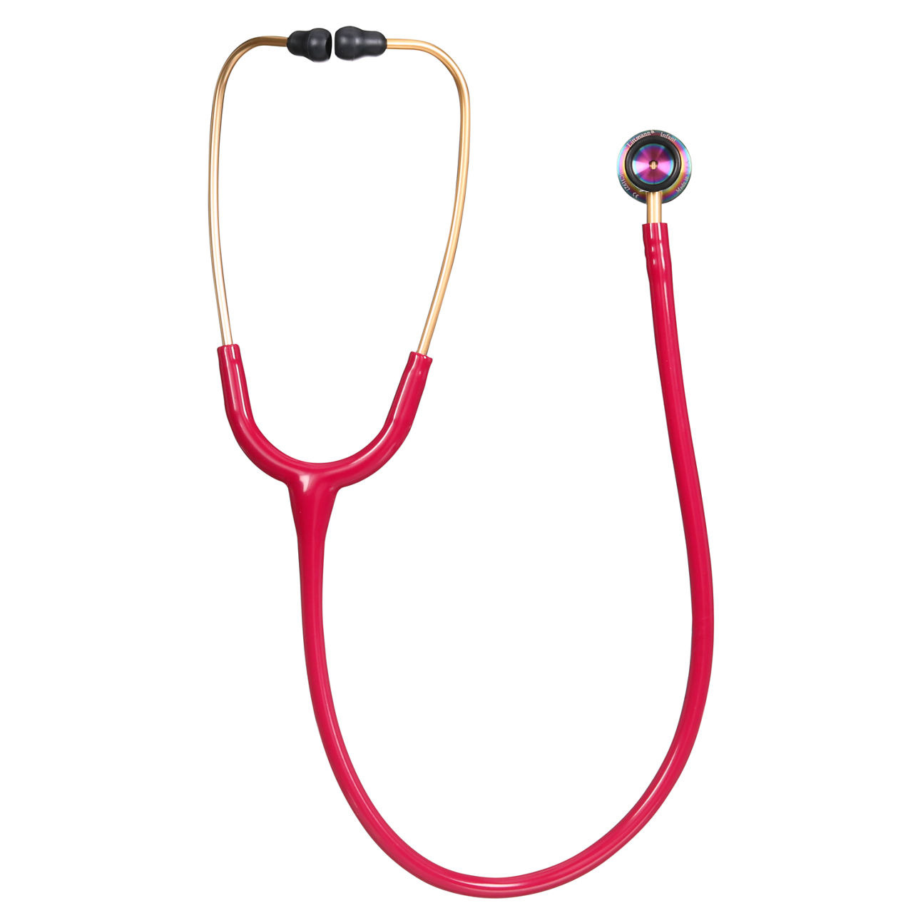 3M™ Littmann® Classic II Infant Stethoscope, Rainbow-finish Chestpiece, Raspberry Tube, 2157