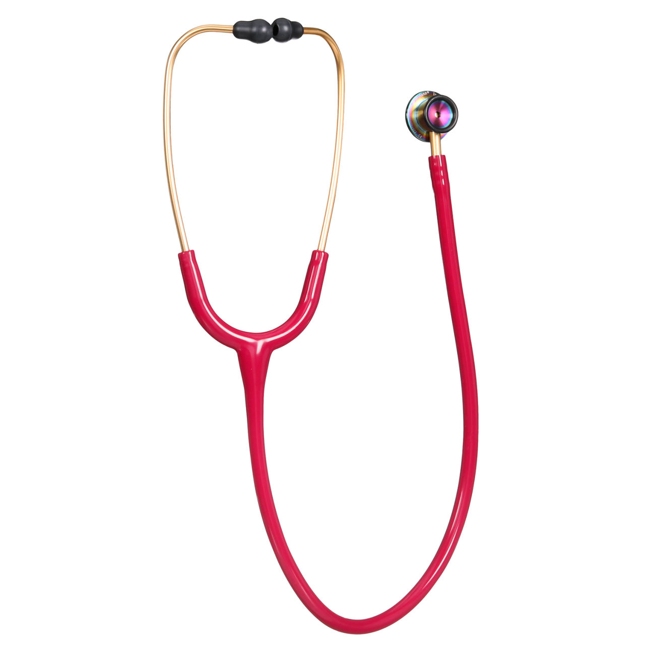 3M™ Littmann® Classic II Infant Stethoscope, Rainbow-finish Chestpiece, Raspberry Tube, 2157