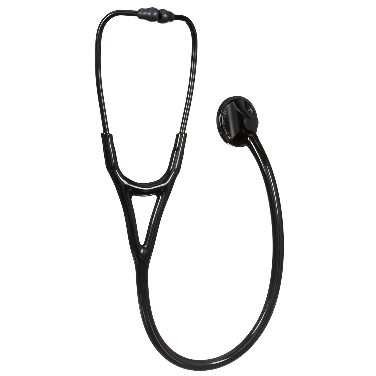 3M™ Littmann® Master Cardiology™ Stethoscope, Black Plated Chestpiece and Eartubes, 2161