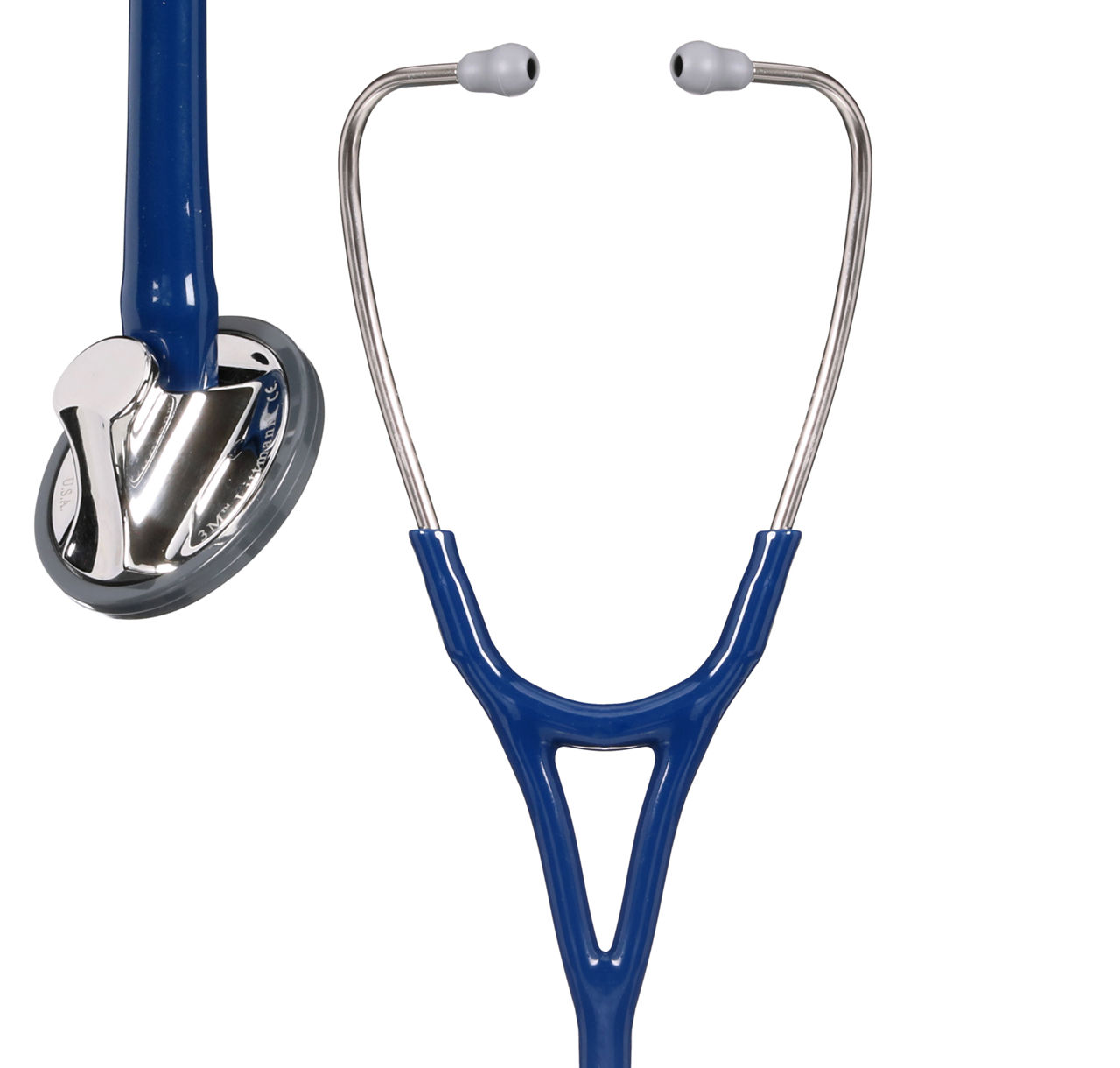 3M™ Littmann® Master Cardiology™ Stethoscope, 2164, Standard-Finish Chestpiece, Navy Blue Tube, 27 in, 3 Each/Case