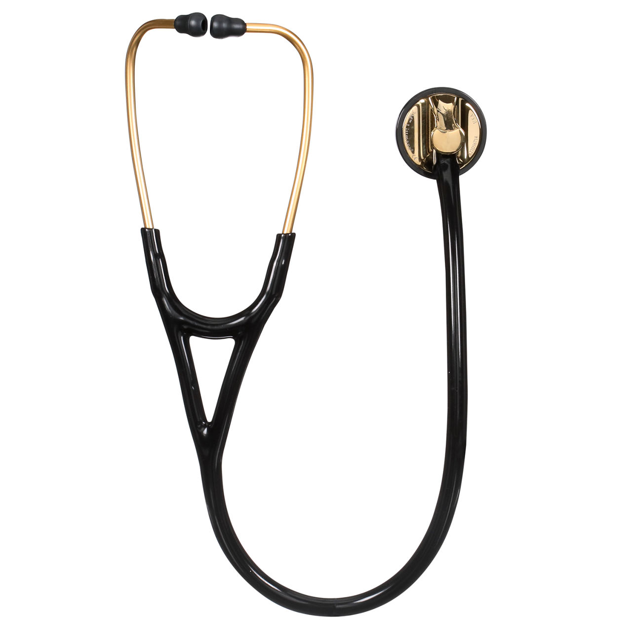 3M™ Littmann® Master Cardiology™ Stethoscope, Brass-Finish Chestpiece, Black Tube, 2175