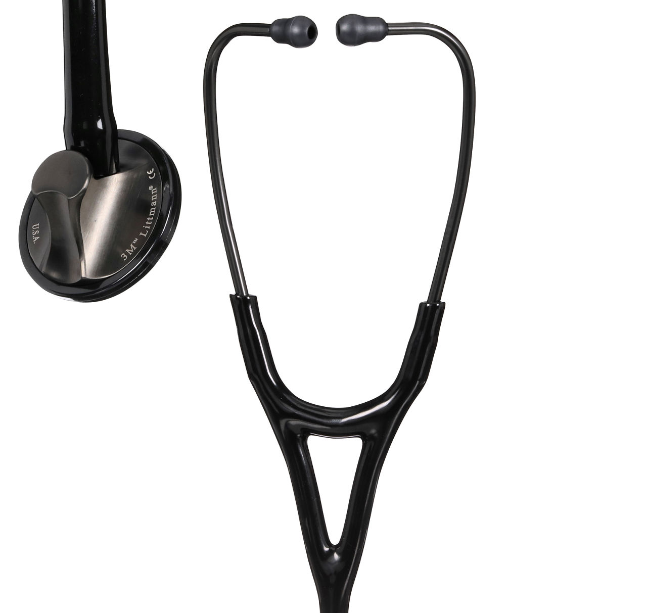 3M™ Littmann® Master Cardiology™ Stethoscope, 2176, Smoke-FinishChestpiece,Black Tube, 27 inch, 3 Each/Case