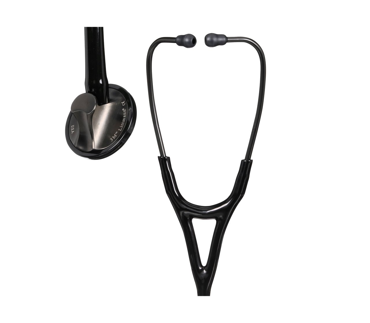 3M™ Littmann® Master Cardiology™ Stethoscope, Smoke-Finish Chestpiece, Black Tube, 27 inch, 2176