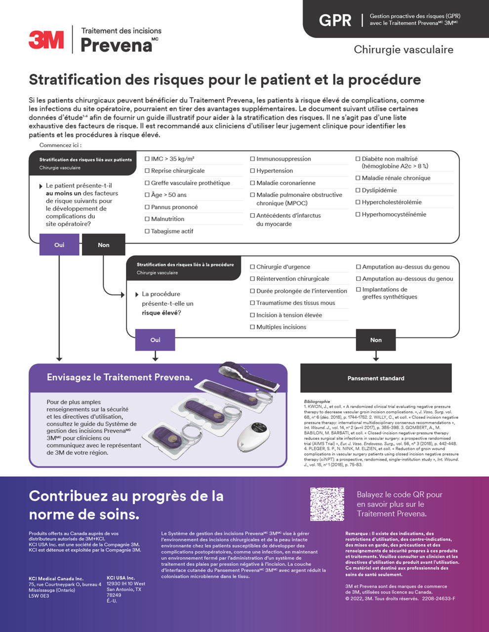 Prévisualisation de la couverture de la brochure de la thérapie Prevena pour la chirurgie vasculaire