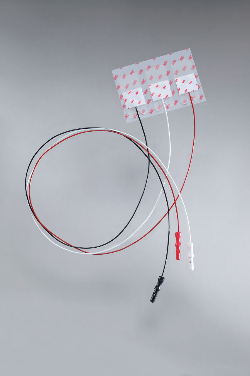 3M™ Red Dot™ ECG Monitoring Electrodes with Clear Tape, 2269T, 3Ea/Pack, 10 Pack/Carton, 10 Carton/Case