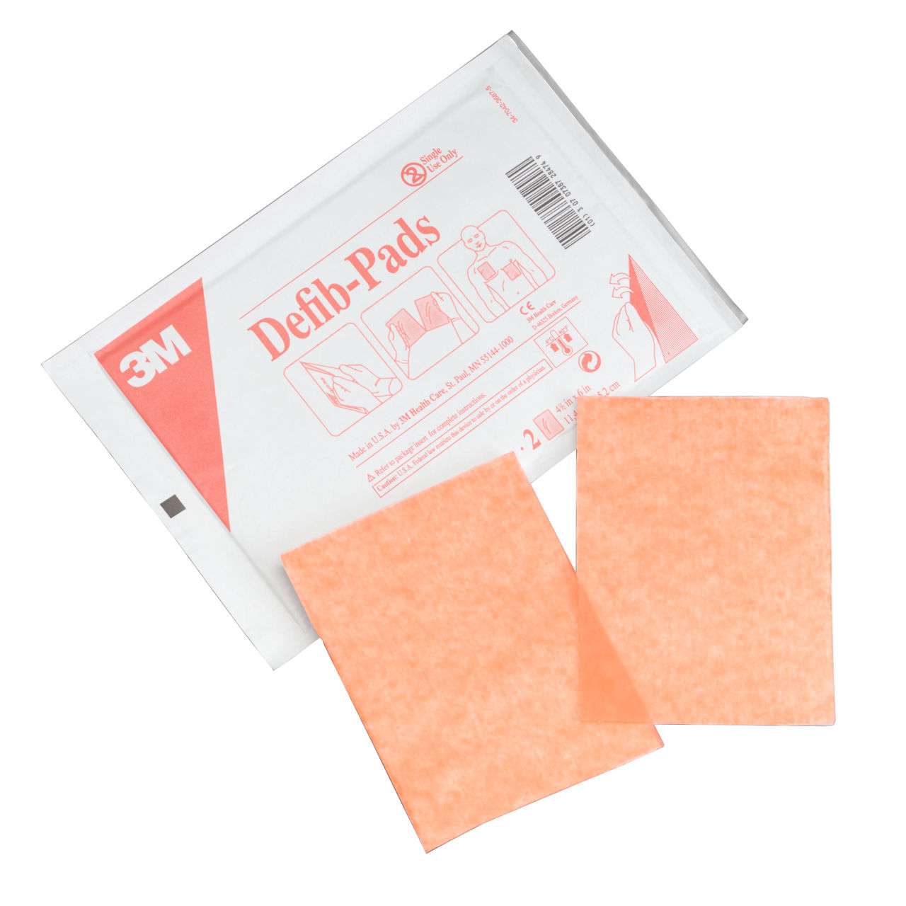 Plaque de gel pour défibrillation 3M™ Defib-Pads 2346N