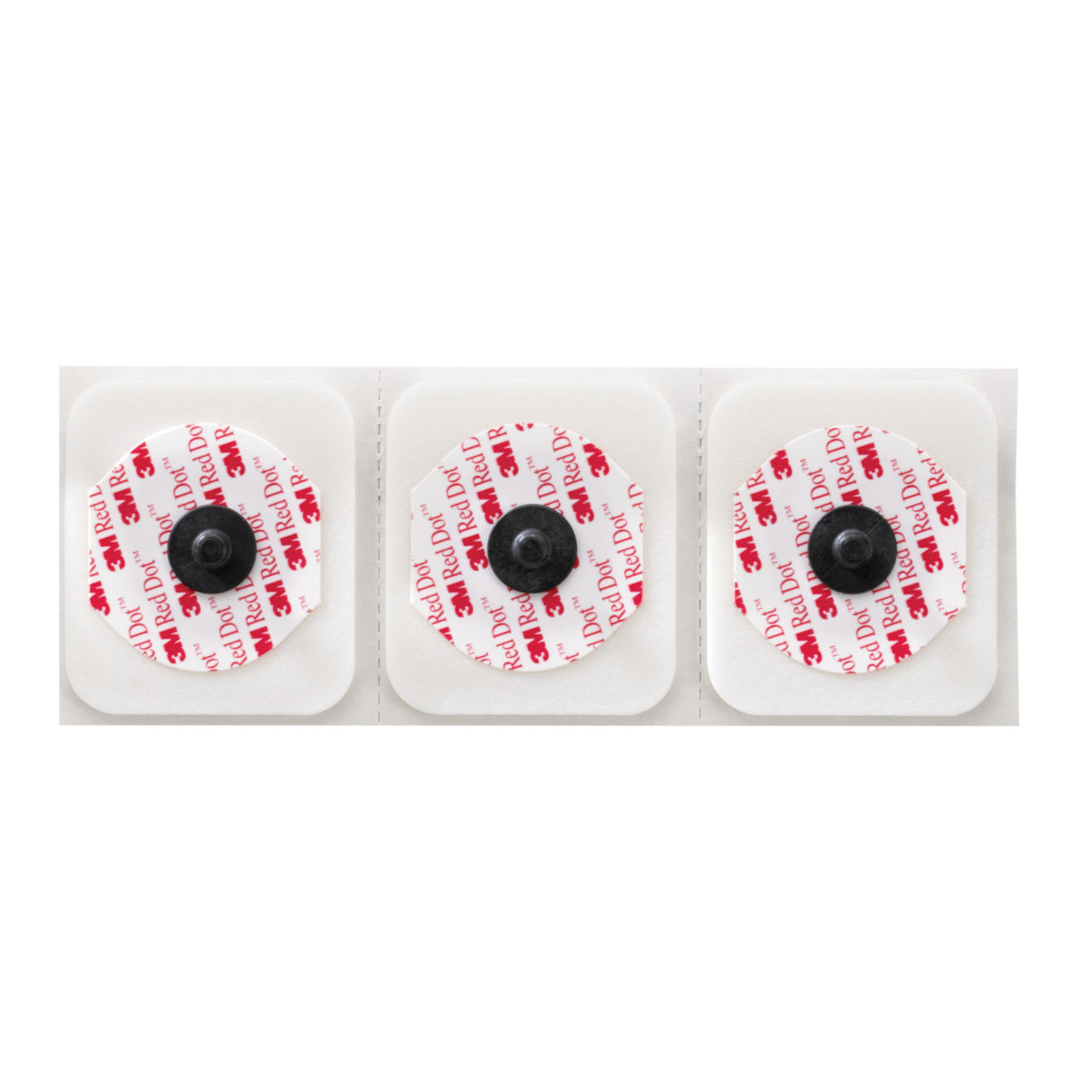 3M™ Red Dot™ ECG Monitoring Electrodes, 2570-3, Radiolucent, Foam,Diaphoretic, with Abrader