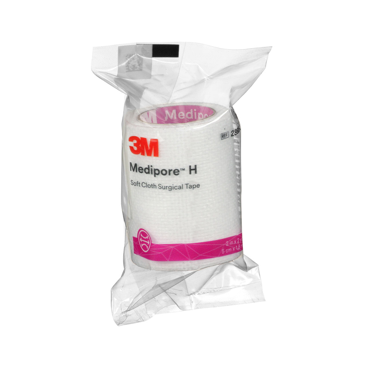 3M™ Medipore™ H Soft Cloth Surgical Tape, 2860S-2, packaged single use,2in x 2yd (5cm x 1,8m), 48 Rolls/Bag 1Bag/CS