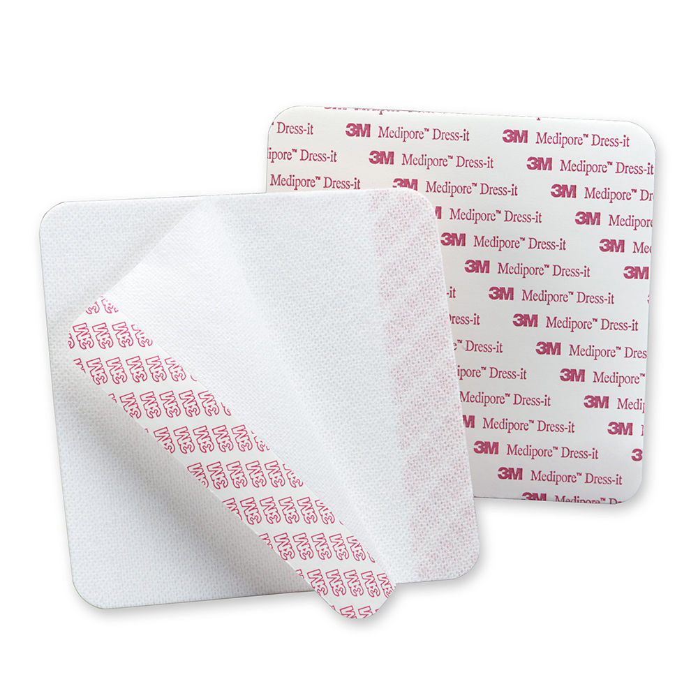 3M™ Medipore™ Dress-It Pre-Cut Dressing Covers 2956, 5 7/8 inch x 5 7/8inch (15cm x 15cm), 3 sheets/pad, 25 pads/box