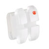 3M™ Unitek™ Gemini Clear Ceramic Brackets, .022, UL2, +10T/8A, APC™ II, 3117-303, 1/Ea