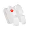 3M™ Unitek™ Gemini Clear Ceramic Brackets, .022, UR2, +10T/8A, APC™ II, 3117-304, 1/Ea