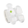 3M™ Unitek™ Gemini Clear Ceramic Brackets, .022, UR3, 0T/8A, Hk, APC™ II, 3117-306, 1/Ea