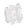 3M™ Unitek™ Gemini Clear Ceramic Brackets, .022, L1-2, -6T/0A, APC™ II, 3117-308, 1/Ea