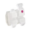 3M™ Unitek™ Gemini Clear Ceramic Brackets, .022, LR3, 0T/3A, Hk, APC™ II, 3117-310, 1/Ea