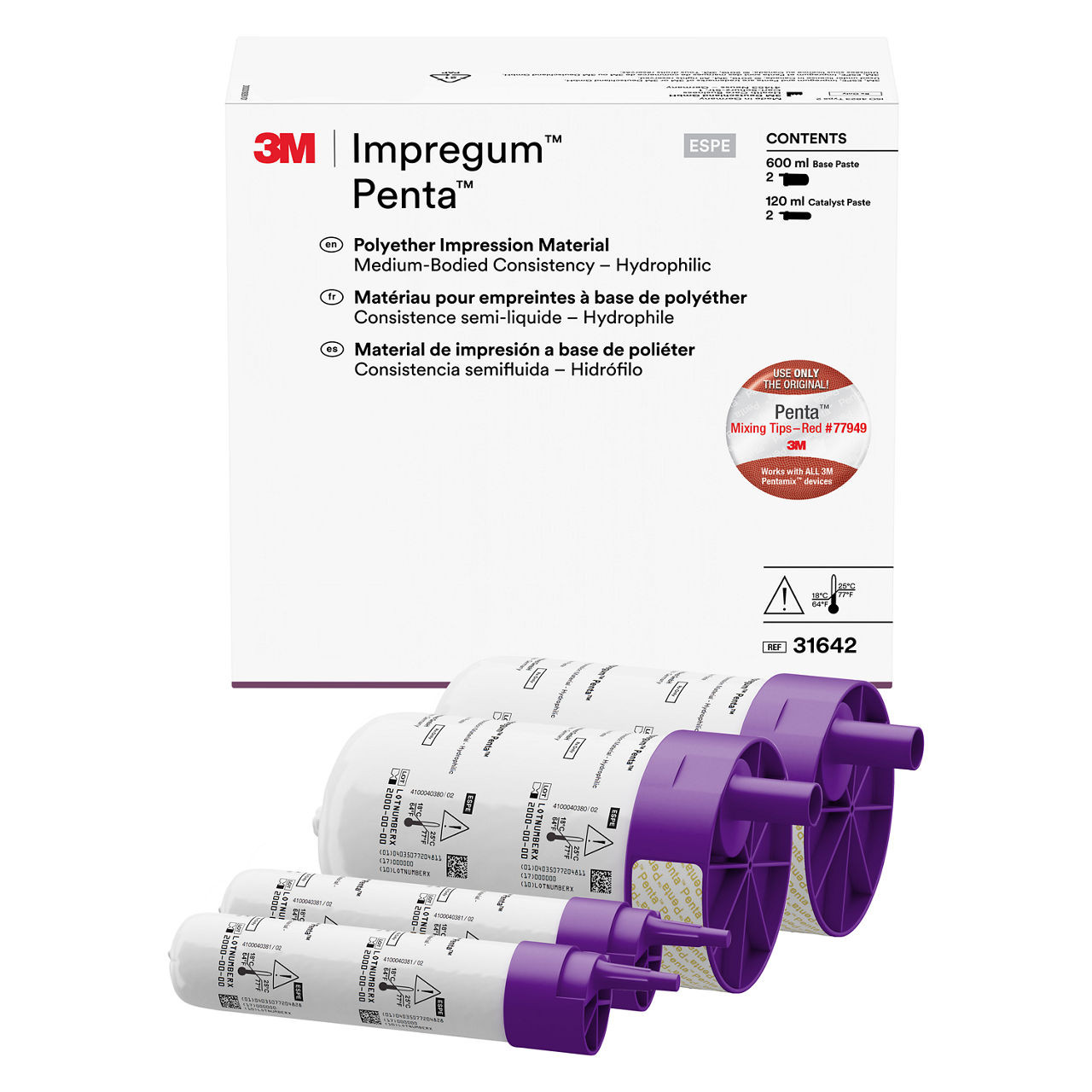 3M™ ESPE™ Impregum™ Penta™ Polyether Impression Material Refill, 31642