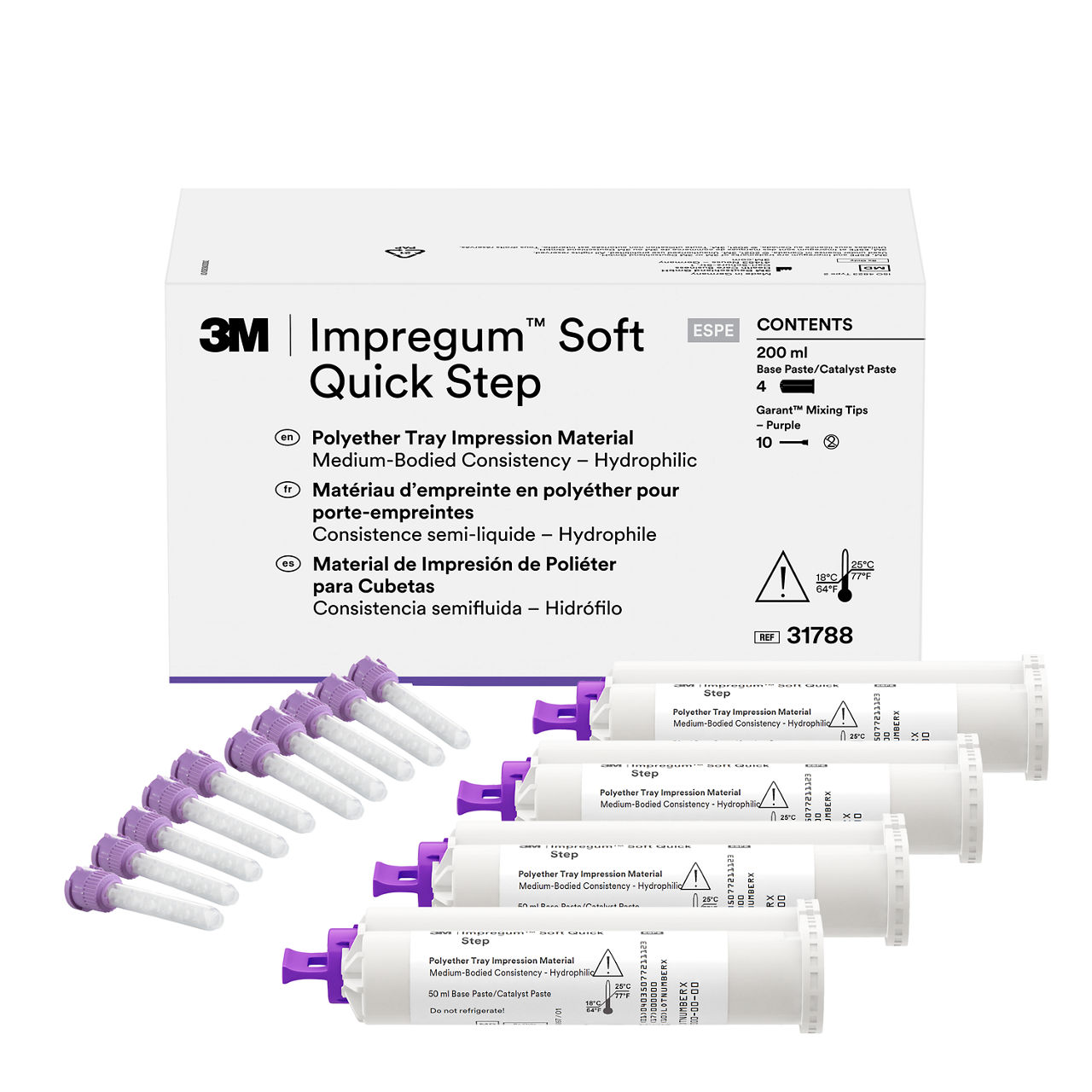 3M™ ESPE™ Impregum™ Garant™ Soft Quick Step Polyether ImpressionMaterial Refill, 31788