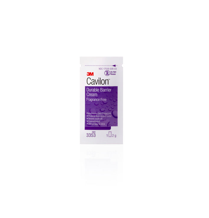 3M™ Cavilon™ Durable Barrier Cream, 3353, 2 gr Sachet, 240 Sachets/Case