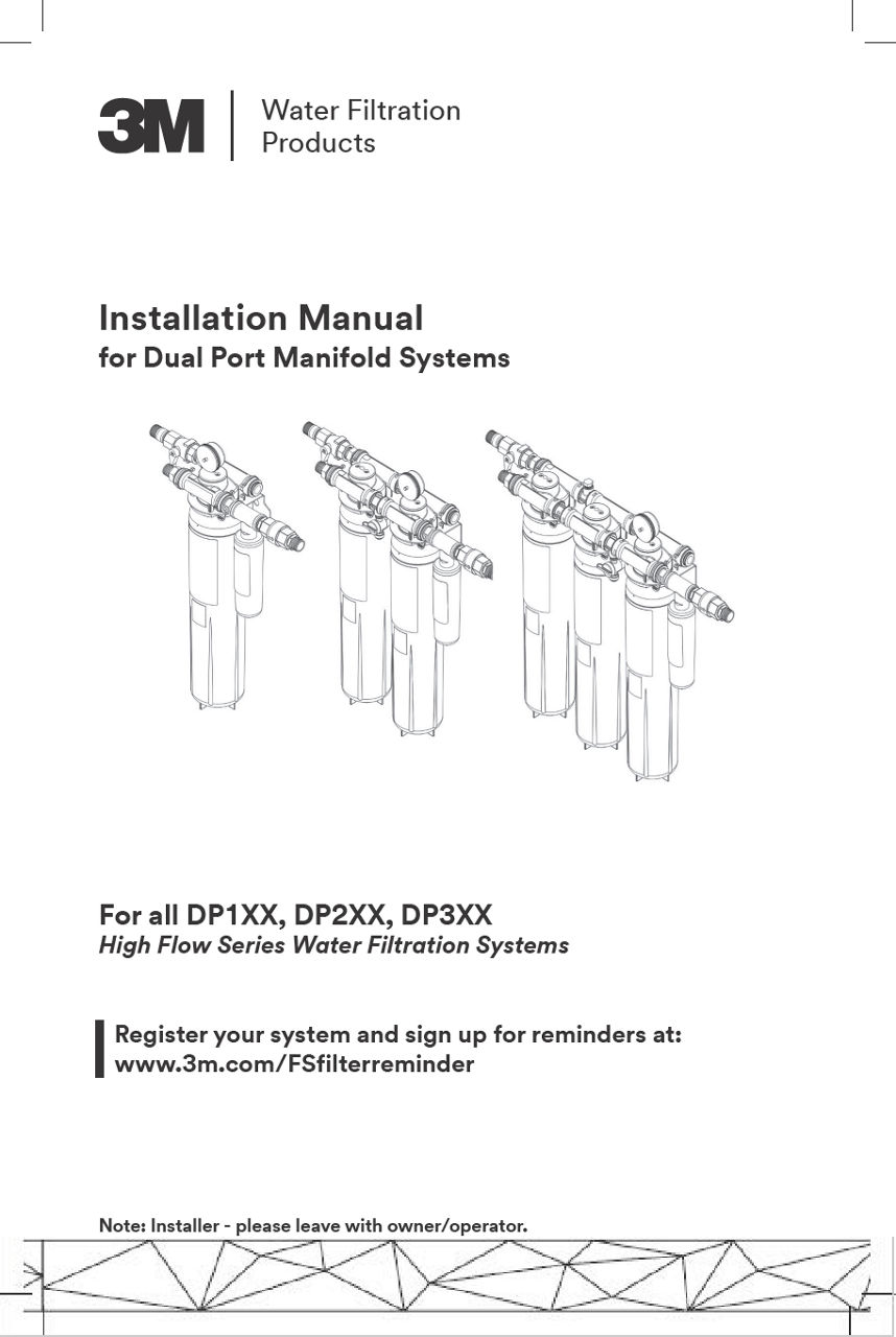 Installation Manual for Dual Port Manifold Systems 