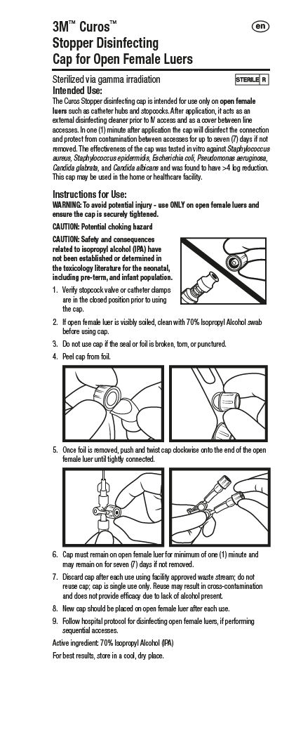 Instructions for Use - OPEN FM CAP TEAL