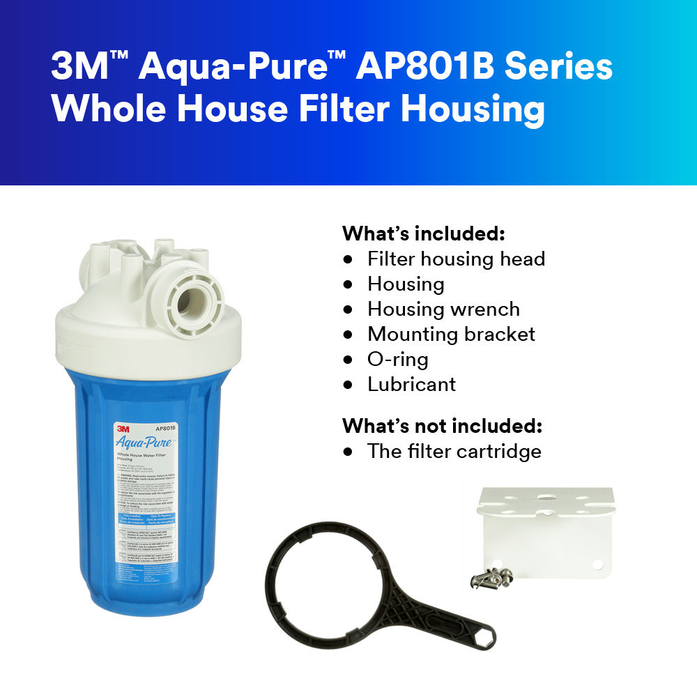 AP801B series: Whole house filter housing-what is included