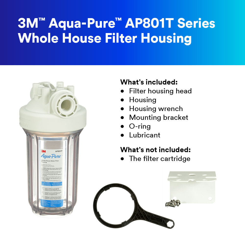 AP801T series: Whole house filter housing-what is included