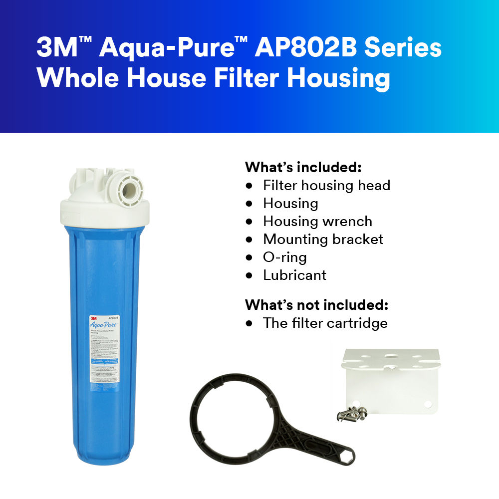 AP802B series: Whole house filter housing what is included