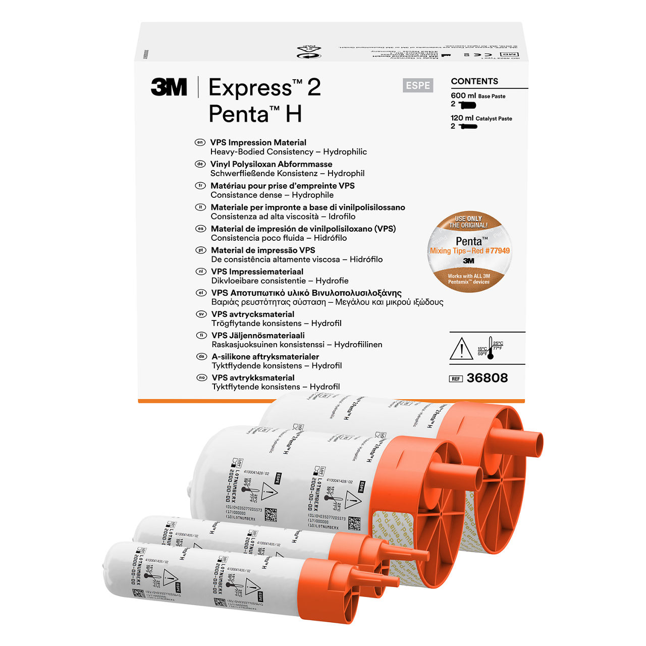 3M™ Express™ 2 Penta™ H VPS Impression Material Refill, 36808