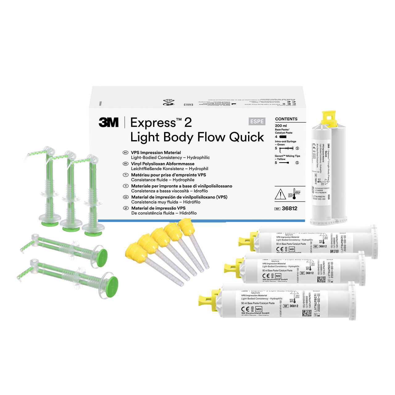 3M™ Express™ 2 Light Body Flow Quick VPS Impression Material Refill, 36812