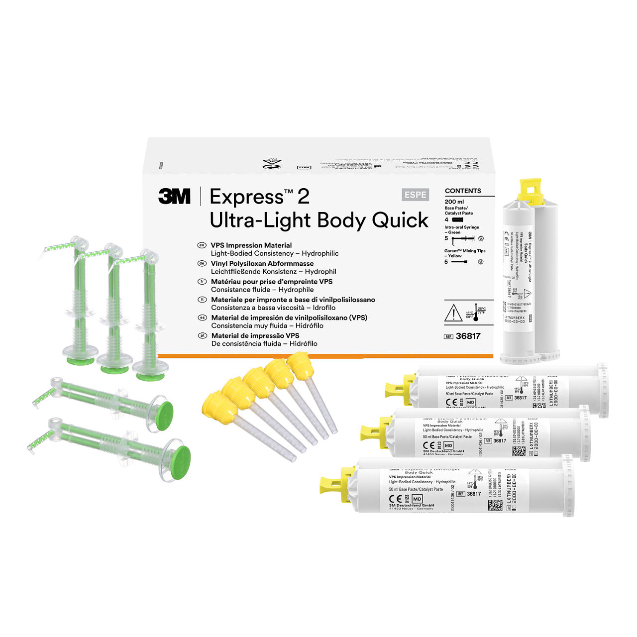 3M™ Express™ 2 Ultra-Light Body Quick VPS Impression Material Refill, 36817